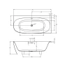 Акриловая ванна Riho Omega Corner 170х80 L B098001005 цвет Белый