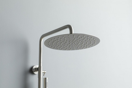 Душевая система Allen Brau Fantasy 5.11001-BN с термостатом Никель брашированный латунь на стену