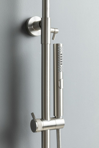 Душевая система Allen Brau Fantasy 5.11001-BN с термостатом Никель брашированный латунь на стену