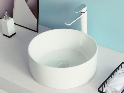 Раковина-чаша Gappo 41 GT106 Белая фарфор накладная