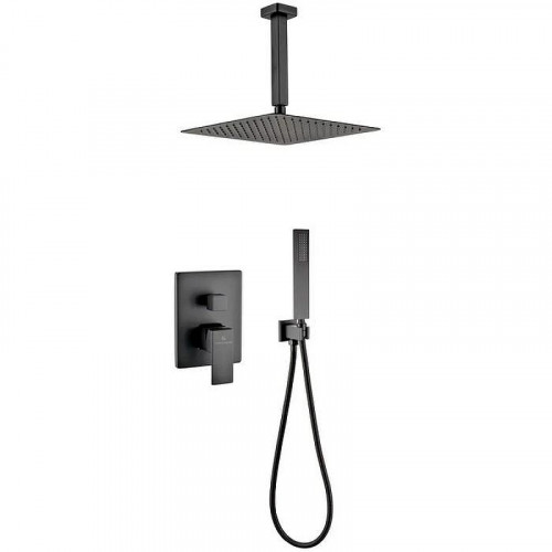 Душевая система Grocenberg GB5089BL-4 Черная матовая