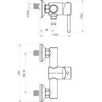 Смеситель для душа Koller Pool Orion OR0450