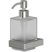 Дозатор для жидкого мыла Whitecross Cubo nickel brushed CU2440NIB Брашированный никель