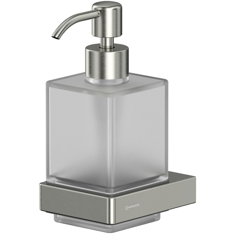 Дозатор для жидкого мыла Whitecross Cubo nickel brushed CU2440NIB Брашированный никель