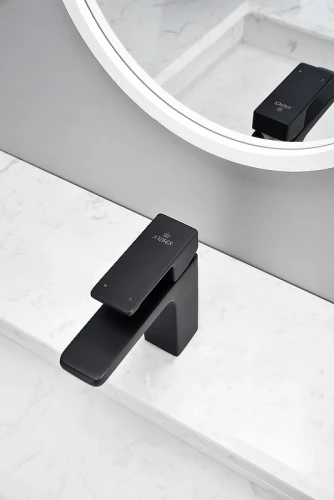 Смеситель для раковины Kaiser Elite 01011-2 Черный матовый