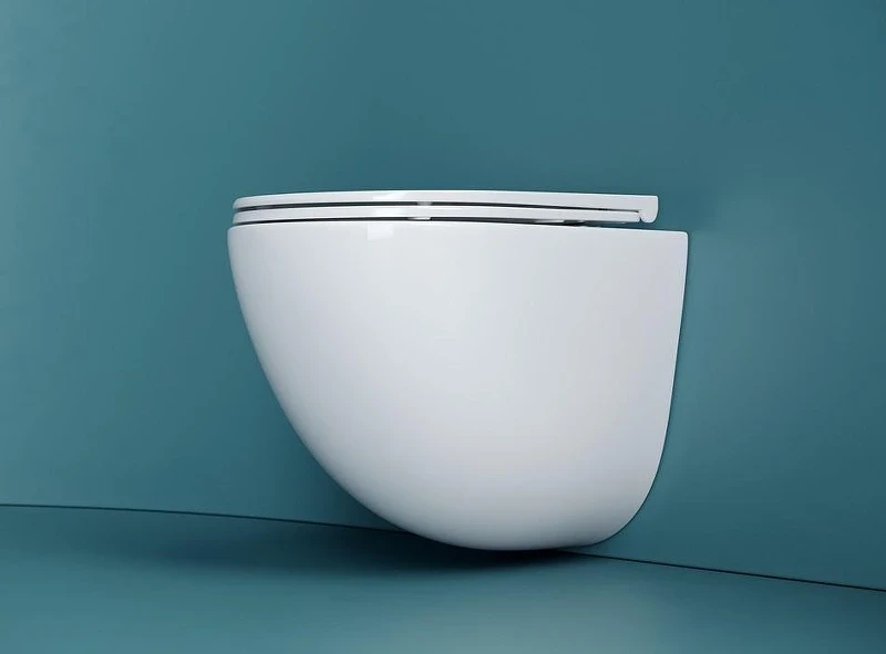 Унитаз с инсталляцией Ceramicanova Vogue CN4008T + Berges Novum L5 040215 с сиденьем Микролифт и Черной матовой клавишей смыва