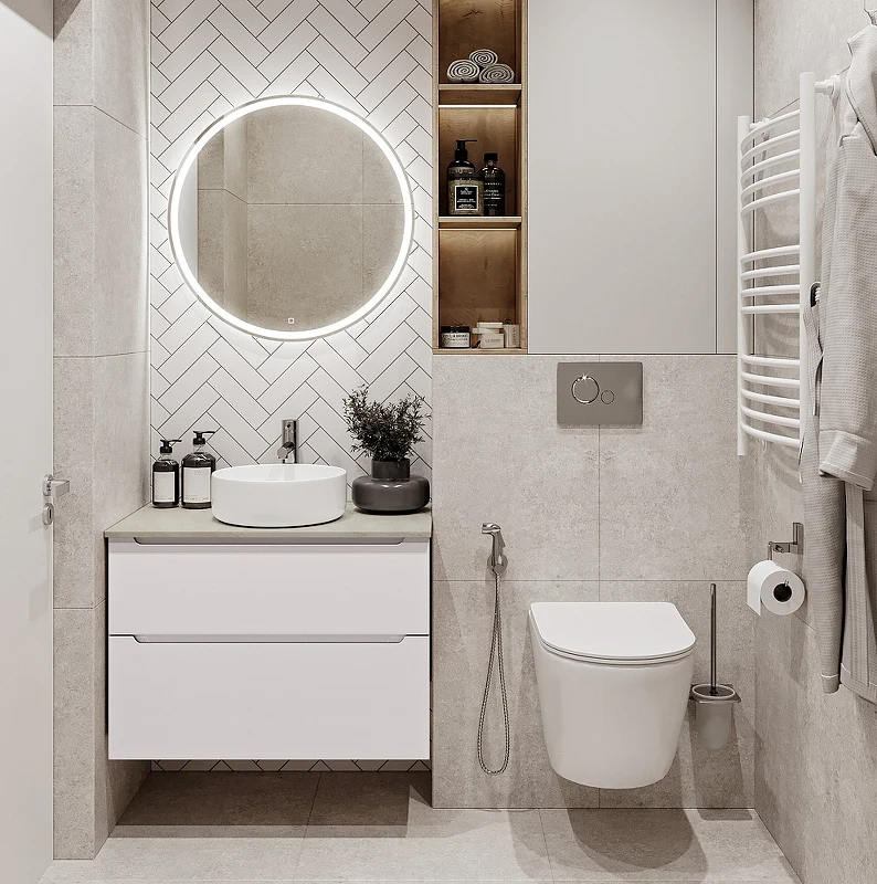 Тумба под раковину BelBagno Etna-H60 80 ETNA-H60-800-2C-SO-BL-P подвесная Bianco Lucido МДФ / ЛДСП