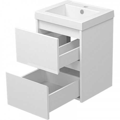 Тумба с раковиной Misty Алиса 40 УТ000011470 подвесная Белая