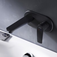 Смеситель для раковины AM.PM Gem F90A72222 Черный матовый латунь встраиваемый
