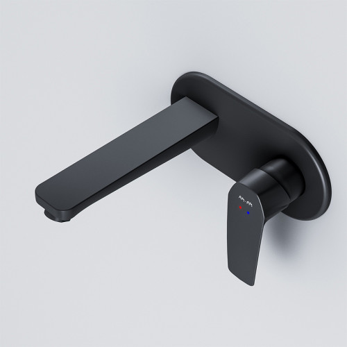 Смеситель для раковины AM.PM Gem F90A72222 Черный матовый латунь встраиваемый