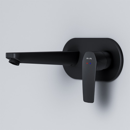 Смеситель для раковины AM.PM Gem F90A72222 Черный матовый латунь встраиваемый