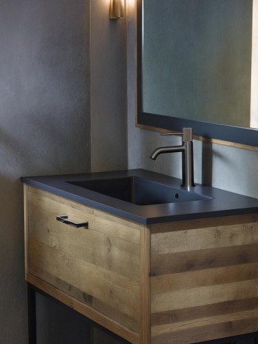 Смеситель для раковины AltroBagno Bilancia 0141 GM цвет Оружейная сталь