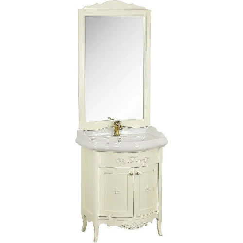 Тумба с раковиной Migliore Bella 64 25910+Bella 73 20604 Слоновая кость