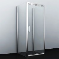 Душевой уголок WasserKRAFT Salm 100x100 27I42 профиль Хром стекло прозрачное