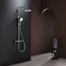 Душевая система Abelsberg Lineara SNS52790CH с термостатом цвет Глянцевый хром