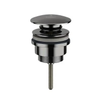 Донный клапан AltroBagno PU 070217U GM click-clack цвет Оружейная сталь