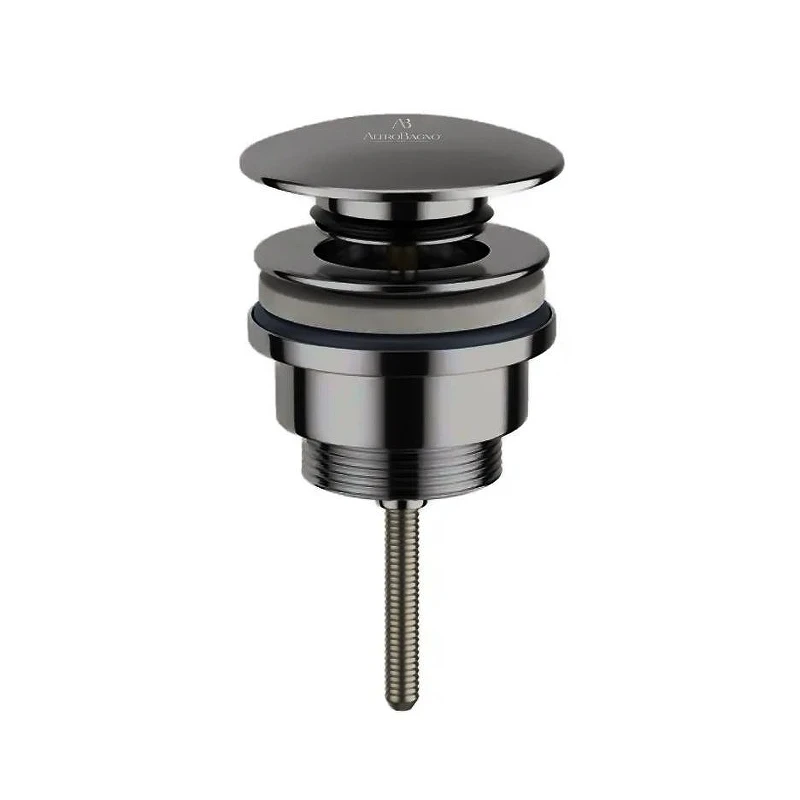 Донный клапан AltroBagno PU 070217U GM click-clack цвет Оружейная сталь