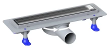 Душевой лоток Loranto Prime Skala 60 4026.0Y050K.060.1 с решеткой цвет Нержавеющая сталь / под плитку