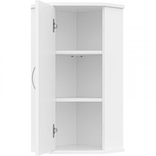 Подвесной шкаф Misty Лилия 34 Э-Лил08034-011бф угловой Белый