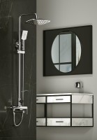 Душевая система BelBagno Acqua ACQUA-VSCM-CRM Хром латунь на стену