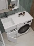 Тумба с раковиной Orange Sistema 100 L ST-40TUW+RAL Белая глянцевая МДФ / ЛДСП