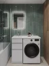 Тумба с раковиной Orange Sistema 100 L ST-40TUW+RAL Белая глянцевая МДФ / ЛДСП