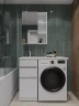 Тумба с раковиной Orange Sistema 100 L ST-40TUW+RAL Белая глянцевая МДФ / ЛДСП
