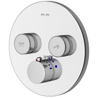 Смеситель для душа AM.PM Inspire 2.0 F50A85700 с термостатом Хром латунь встраиваемый