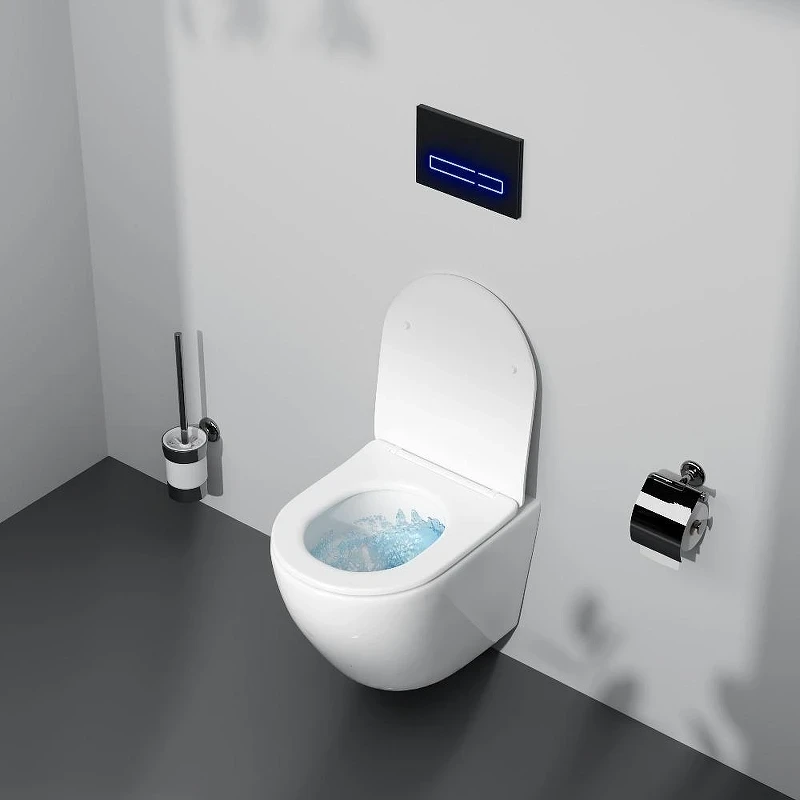 Унитаз AM.PM Like AquaSpin 2.0 C801901SC подвесной цвет Белый с сиденьем Микролифт