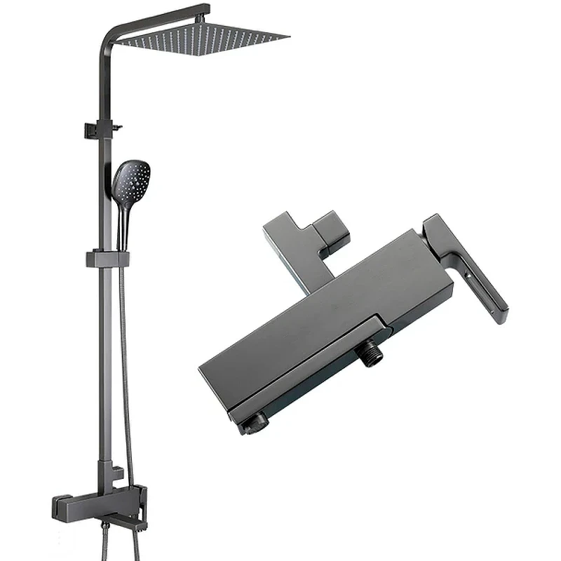 Душевая система Gappo G17-9 G2417-9 Оружейная сталь латунь на стену