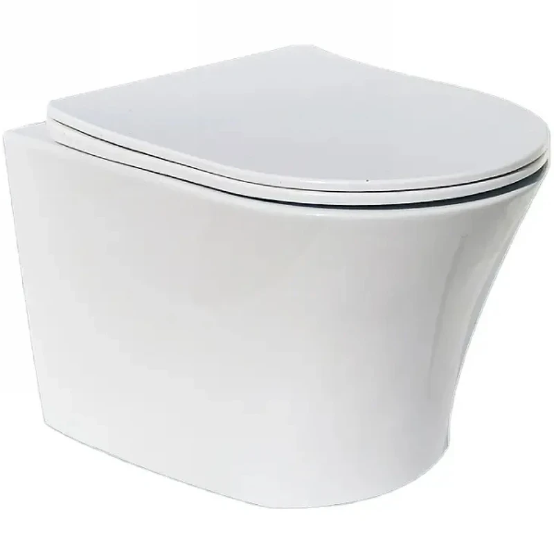 Унитаз Ceruttispa Adige Aria MW CT9245 подвесной Белый матовый с сиденьем Микролифт фарфор подвесной