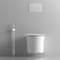 Унитаз Ceruttispa Adige Aria MW CT9245 подвесной Белый матовый с сиденьем Микролифт фарфор подвесной