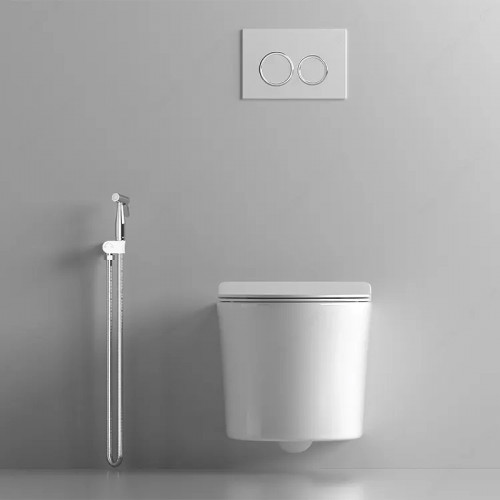 Унитаз Ceruttispa Adige Aria MW CT9245 подвесной Белый матовый с сиденьем Микролифт фарфор подвесной