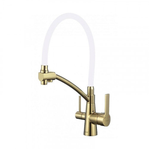 Смеситель для кухни Savol S-L1805B-02 цвет Золото Белый