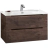 Тумба под раковину BelBagno ETNA 39-800/390-2C-SO-RW-P подвесная Rovere Moro МДФ / ЛДСП