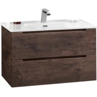 Тумба под раковину BelBagno ETNA 39-800/390-2C-SO-RW-P подвесная Rovere Moro МДФ / ЛДСП