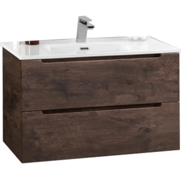 Тумба под раковину BelBagno ETNA 39-800/390-2C-SO-RW-P подвесная Rovere Moro МДФ / ЛДСП