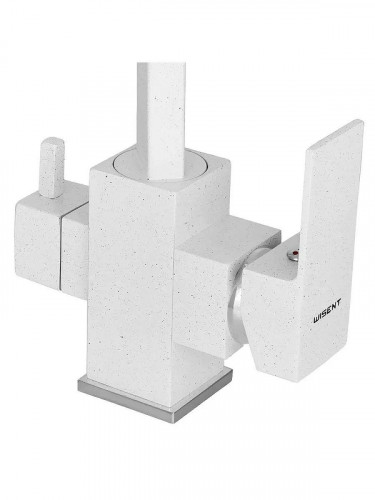 Смеситель для кухни Wisent W4333-3-18 цвет Белый