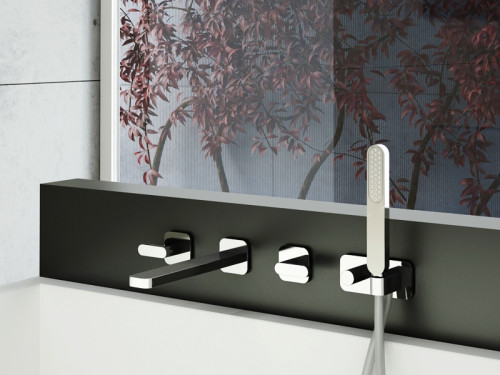 Смеситель для ванны Webert Living LV720901015 Хром встраиваемый