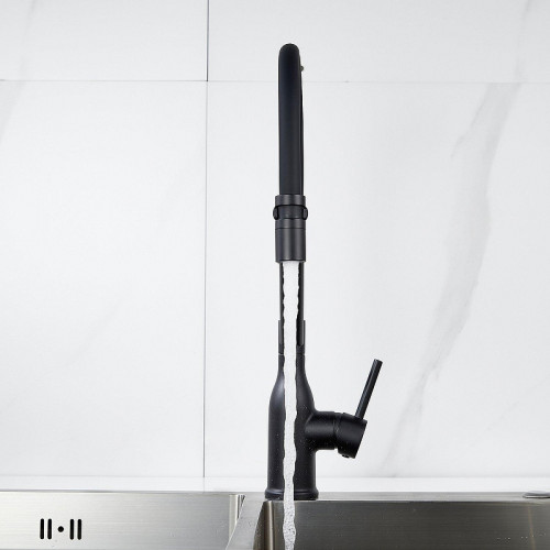 Смеситель для кухни Shevanik S343H-3 цвет Черный