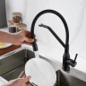 Смеситель для кухни Shevanik S343H-3 цвет Черный