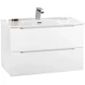 Тумба под раковину BelBagno ETNA 39-800/390-2C-SO-BL-P подвесная Bianco Lucido МДФ / ЛДСП