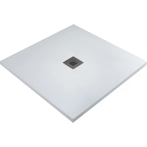 Душевой поддон из искусственного камня Allen Brau Priority 90x90 8.31002-21 Белый камень