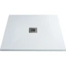 Душевой поддон из искусственного камня Allen Brau Priority 90x90 8.31002-21 Белый камень