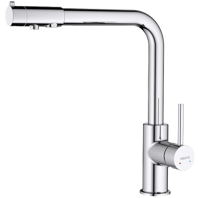 Смеситель для кухни Aquatek Европа AQ1386CR Хром латунь