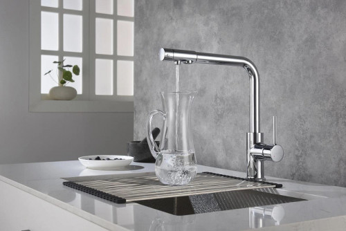 Смеситель для кухни Aquatek Европа AQ1386CR Хром латунь