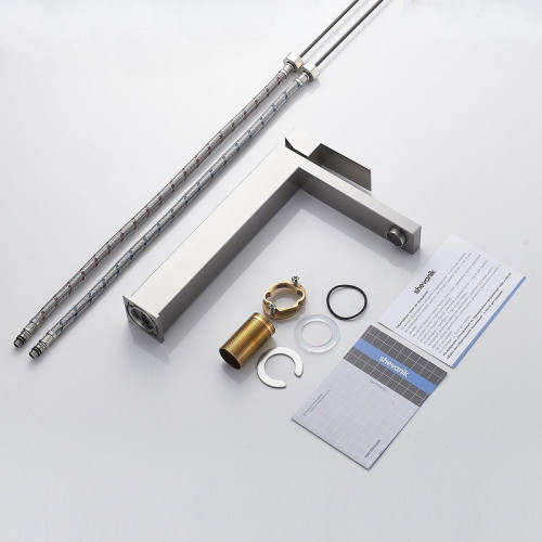 Смеситель для раковины Shevanik S7011L цвет Сатин