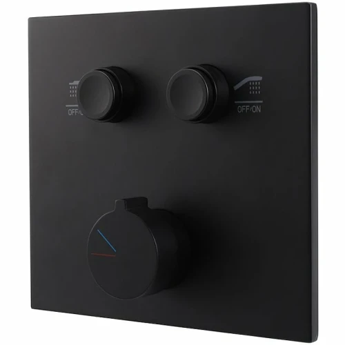 Душевая система Vincea Inspire VSFW-4I211MB Черная матовая латунь встраиваемый