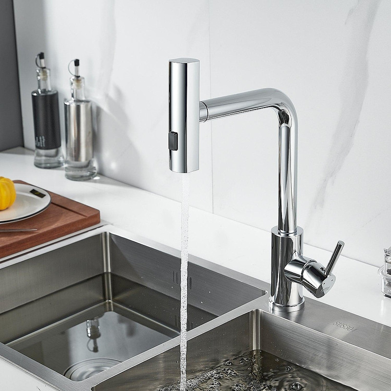 Смеситель для кухни Raffine F203 цвет Хром
