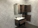 Тумба с раковиной Comforty Франкфурт 75 00004150531 подвесная Дуб шоколадно-коричневый МДФ / ЛДСП